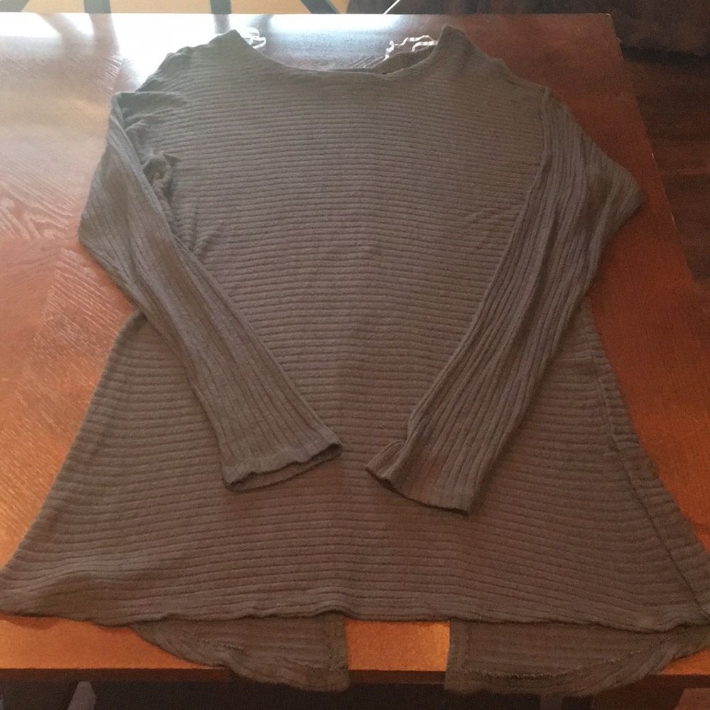 Daytrip Women’s XL Charcoal Blue Long Sweater Tunic Rayon Blend